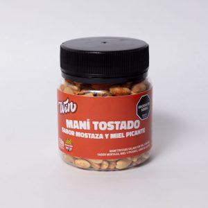 MANÍ TOSTADO MOSTAZA Y MIEL PICANTE |  8 POTES